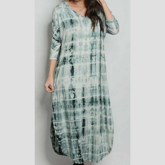 ❤️LAST ONE❤️🌿BOHO TIE DYE MAXI🌿 - Picture 3 of 6